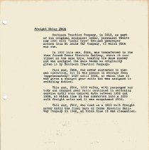 Section 11 - Freight Motor [905] Notes